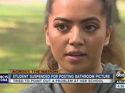 Teen Suspended For Photo In School Bathroom