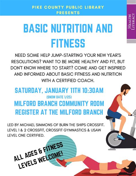 basic fitness nutrition pike county public library