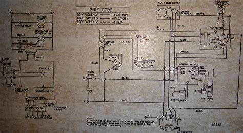 furnace blower wiring diagram
