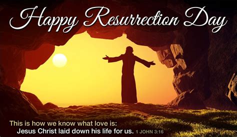 happy resurrection day ecard  easter cards
