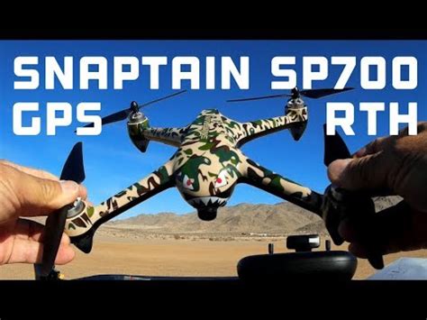snaptain sp gps brushless  wifi fpv  camera drone youtube