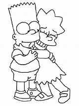 Coloring Pages Simpson Bart Simpsons Lisa Printable Colorear Para Imprimer Coloriage sketch template