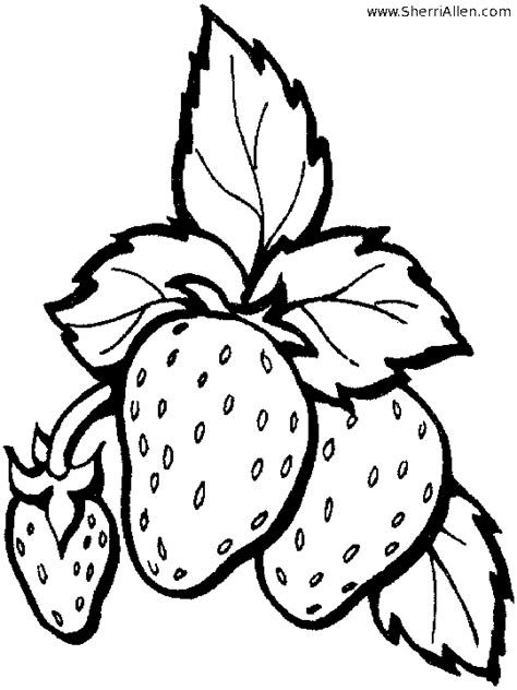 coloring pages printable strawberry coloring pages printable