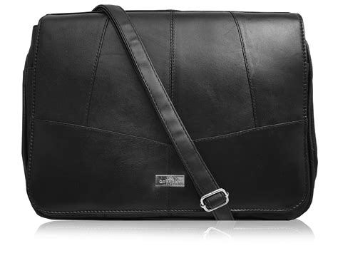 ladies leather designer handbag black cross body medium size bag  bags