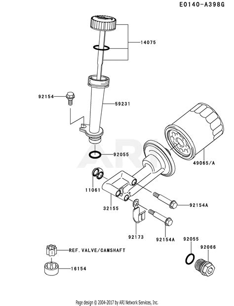 kawasaki fjv bm  stroke engine fjv parts diagram