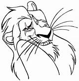 Scar Lion King Coloring Evil Pages Drawing Clipart Easy Disney Colouring Simba Kidsplaycolor Drawings Print Cliparts Clipartpanda Clip Kids Library sketch template