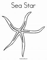 Coloring Sea Star Starfish Drawing Template Fish Printable Clipart Noodle Login Clip Skinny Twistynoodle Print Built California Usa Library Getdrawings sketch template