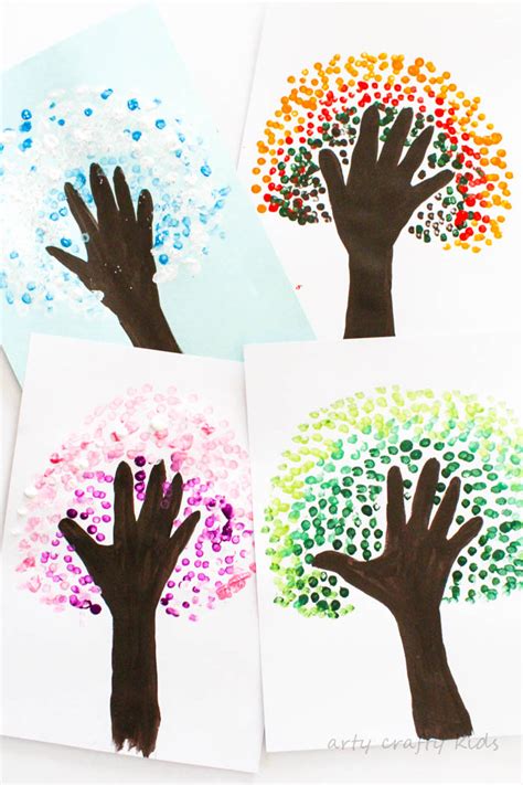 handprint tree template google search spring art projects
