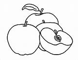 Apples Coloringbay Jabuka Djecu Bojanje Albanysinsanity sketch template