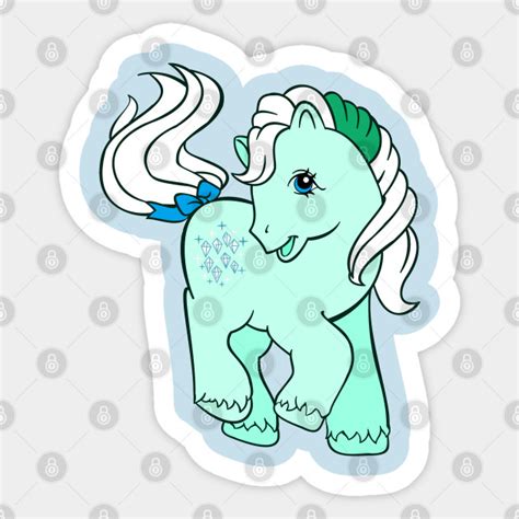 pony ice crystal    pony sticker teepublic uk