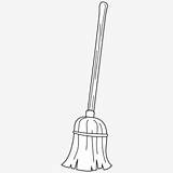 Mop Webstockreview Broom sketch template
