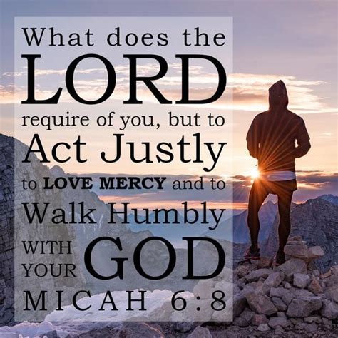 Micah 6 8 Humbly With God
