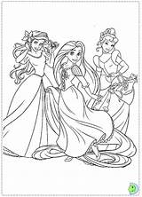 Disney Coloring Princess Pages Princesses Coloriage Princesse Dinokids Close Print Drawing sketch template