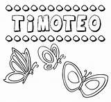 Timoteo sketch template