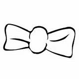 Coloring Bow Tie Pages Bows Ties Mens Clipart Clip Template sketch template