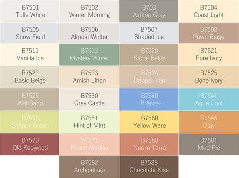 boysen color series chart image