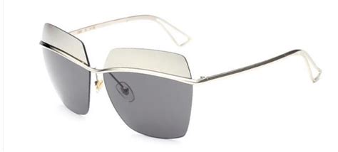 vazrobe brand designer sunglasses women rimless sunglass gradient