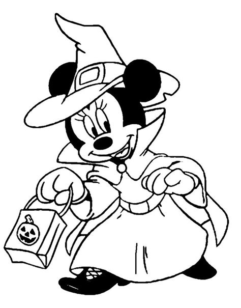 minnie mouse halloween halloween coloring sheets halloween coloring