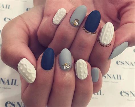 the 25 best sweater nails ideas on pinterest grey christmas nails xmas nails and matte nail