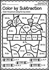 Kindergarten Math Grade Subtraction Tulamama Matematicas Tablas Graders Ejercicios sketch template