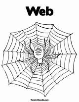 Cobweb Coloring sketch template