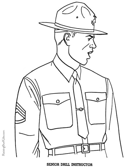 armed forces day coloring pages
