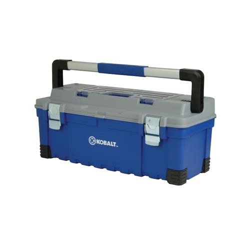 Kobalt 26 In Blue Resin Tool Box In The Portable Tool Boxes Department