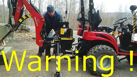 owners   mahindra emaxs hst tractor     backhoe removal  installation