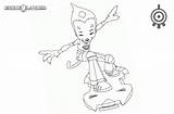 Coloring Pages Lyoko Code Printable Adults Kids sketch template