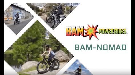 bam power bikes bam nomad  fat tire electric adventure bike youtube