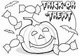 Trick Treat Pages Coloring Getcolorings Color sketch template