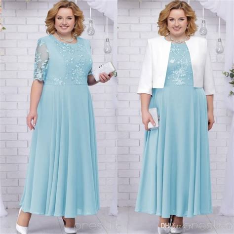 Modest Plus Size Lace Mother Of The Bride Dresses With