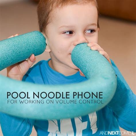 Pool Noodle Phone Fun Educational Activities Activities For Autistic