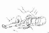 Bergsteiger Schlafender Ausmalbild Malvorlage sketch template