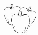 Apple Coloring Dessin Colorier Un Pomme Coloriage Pommes Pages Tableau Choisir Thedrawbot Automne sketch template