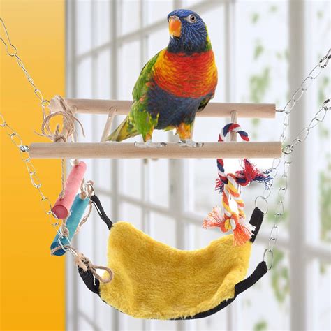 pet toy colorful swings pet birds budgie toy parrot climbing toys bird toy accessories