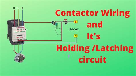 latching contactor circuit diagram