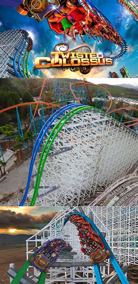 Twisted Colossus Opens At Six Flags Is World S Longest Hybrid Coaster