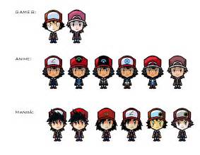 pokemon  red variantions sprites  felipecereda  deviantart