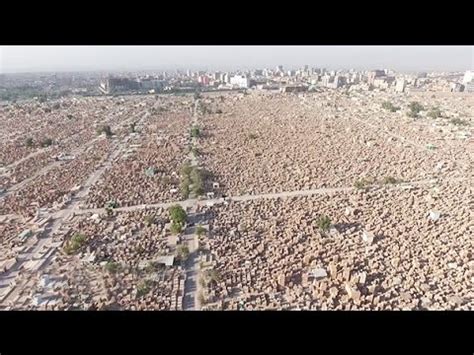 stunning drone images  worlds biggest cemetery iraq youtube