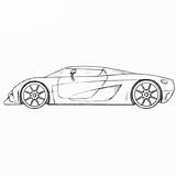 Koenigsegg Coloring Coloringpagez sketch template