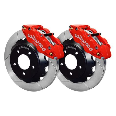 wilwood    street performance gt slotted rotor forged narrow superlite caliper front