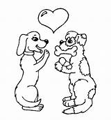 Dog Coloring Pages Printable Sheets Dogs Print Beautiful Animal Puppy Fall Cute sketch template