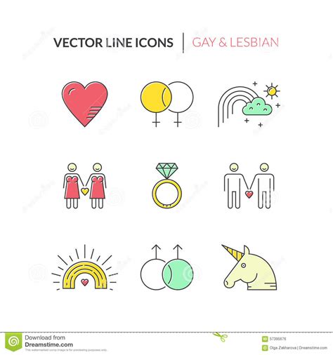 gay and lesbian stock vector illustration of rainbow proposal 57395676