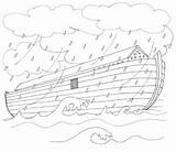 Noah Flood Coloring Ark Pages Bible Printouts Noahs Animal Printable Activities sketch template