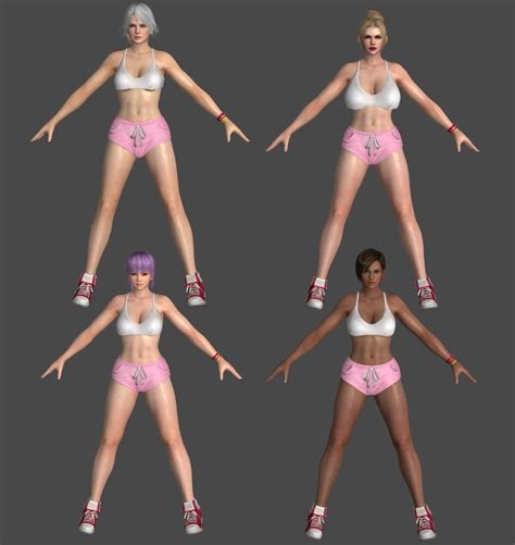 doa5lr sporty hotpants ver 1 pack 2 for xps by doraiboonzu on