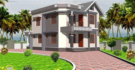 duplex house elevation  sq ft kerala home design  floor plans