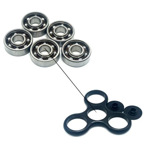 lonmax steel ball bearing  tri spinner fidget toy hand spinner party supply factory