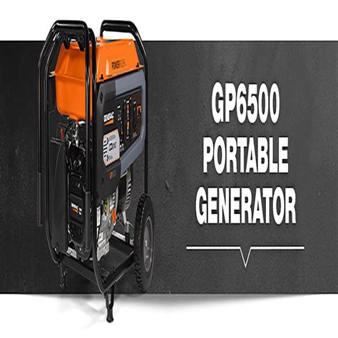 Generac Gp Series 6500 W 240 V Gasoline Portable Generator Stine Home