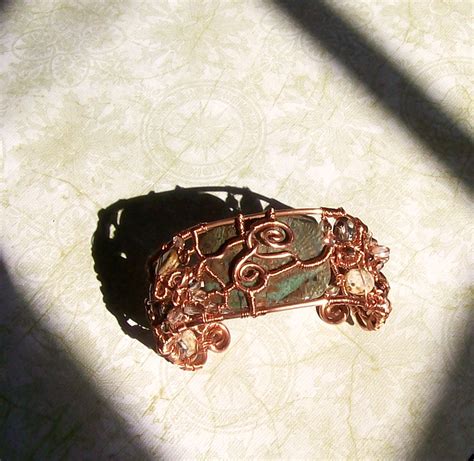 reflections   freeform copper wire wrap
